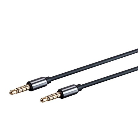 Monoprice Onyx Series Auxiliary 3.5mm TRRS Audio & Microphone Cable_ 1ft 24437
